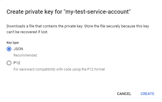 Key type selection