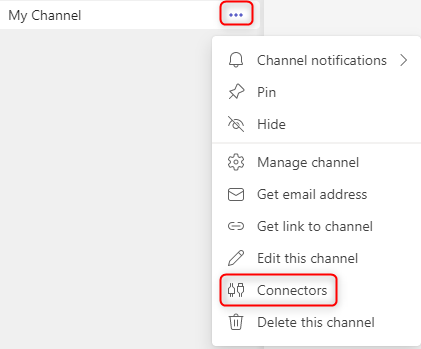 Channel Settings